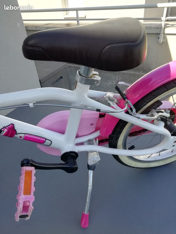 Vélo fille 16 pouce B-twin Docto girl 500 4-6 ans 1m.05-1m20 (image 6)