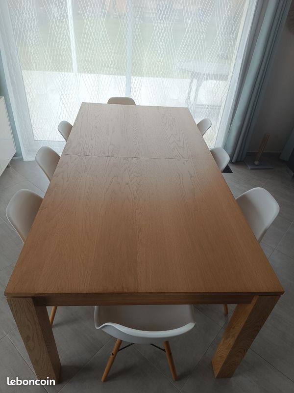 Table à manger extensible 8/12 pers (image 1)