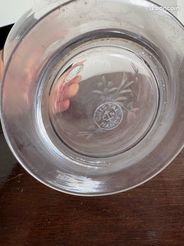 Grande carafe à vin cristal Nancy (image 7)