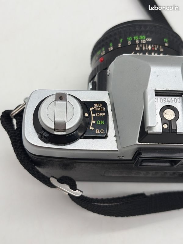 Appareil Photo Minolta XG1 – 35 Mm – Avec Objectif Et Flash – Argentique