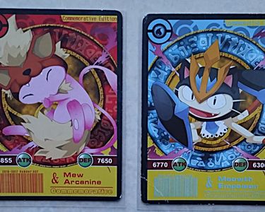Lot de 2 cartes Pokmon commemorative dition - Collection