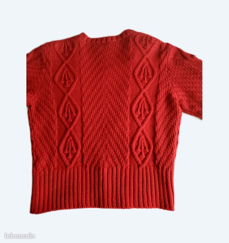 BOULE Boléro Dames T EU 38 rouge style décontracté