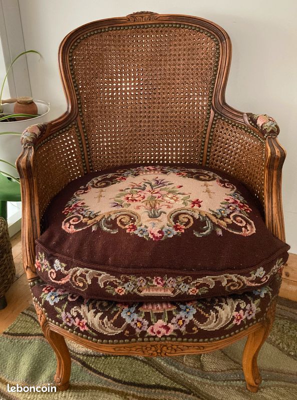 Paire de Bergères style Louis XV (image 1)