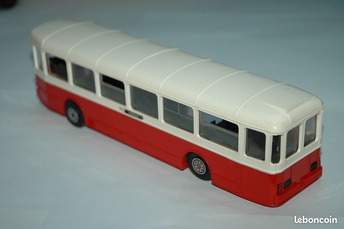 Autobus Saviem Norev - Jouet Ancien - Boîte D'origine - Époque CIJ - Très Bon état