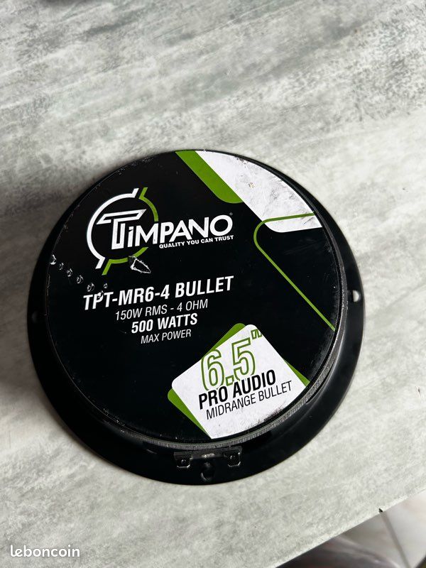 Haut Parleur Timpano mr 6-4 bullet (image 2)