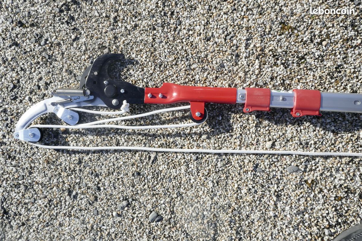 Perche télescopique ARS 5.5 m avec ébrancheur Métallo, servie 2 fois (image 3)