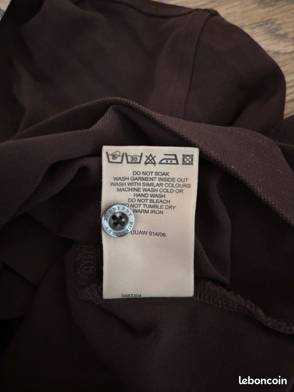 Chemise marque luxe Burberry (image 2)