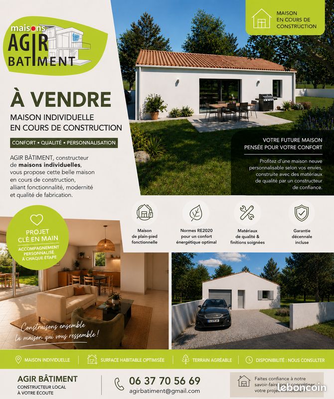 Maison 4 pièces 88 m² · à Chaillevette · 88 m² · 350 000 €