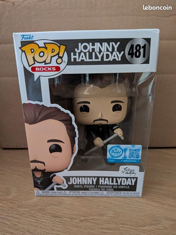 Funko Pop 481 Johnny Hallyday Pop Rocks (image 1)