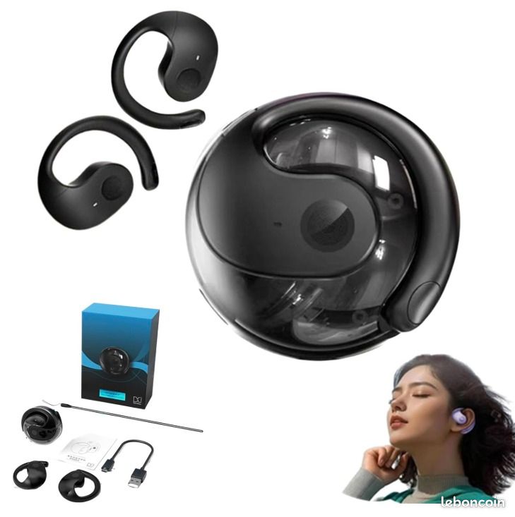 STECEi 75Hrs Écouteur Traducteur Instantané Avec 164 Langues/6 Modes De