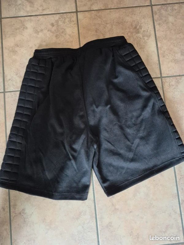 Short De Gardien De But Uhlsport Vintage - Noir - Taille S - Homme - Années 90