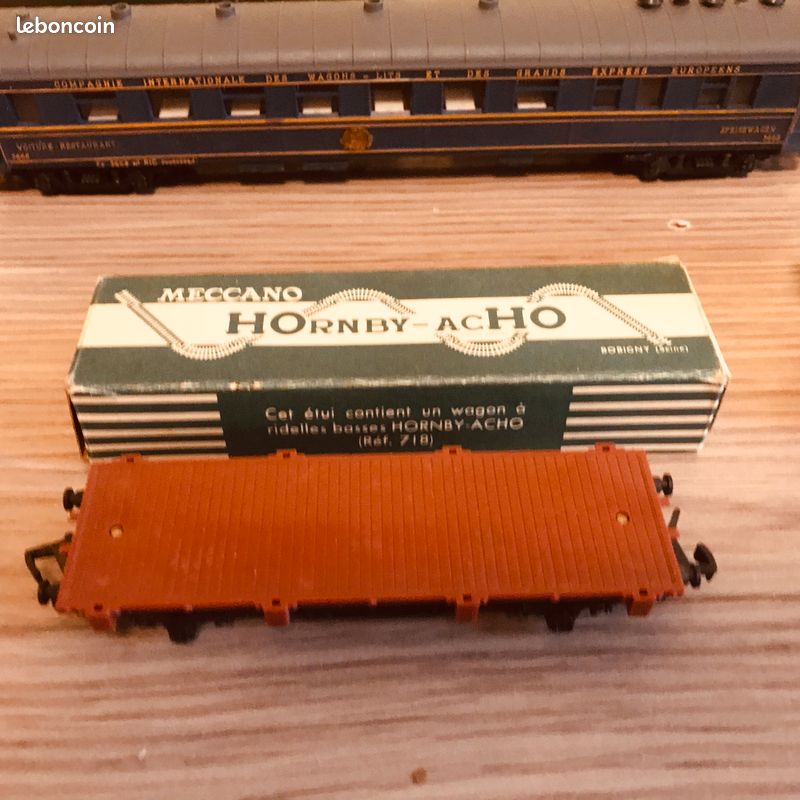 Ancien Train Meccano Hornby En Tôle - Pour Pièces Ou Restauration - Jouet Mécanique