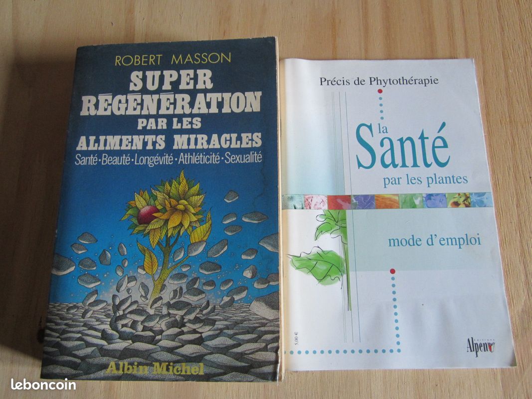Lot de 2 Livres : la Santé par les Plantes + Super Régénération, Aliments Miracles (image 1)