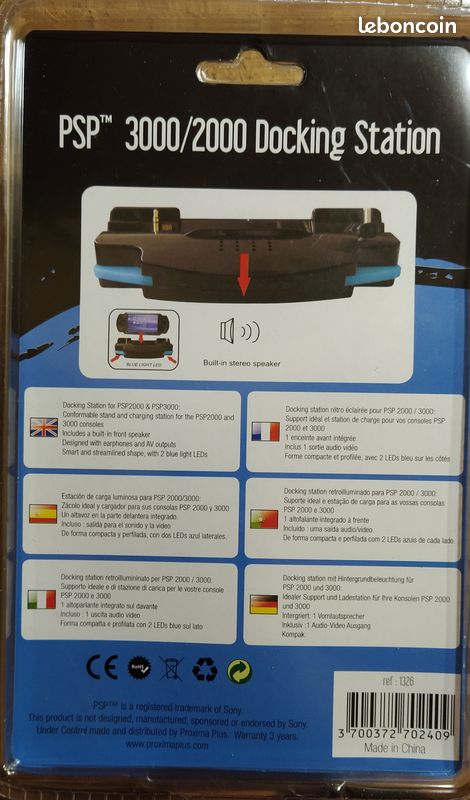 Docking station pour PSP 2000 3000 (image 2)