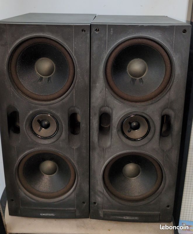 🎵 Enceintes Bibliothèque GRUNDIG MBX 310 - Qualité Hi-Fi Allemande 🇩🇪 (image 2)
