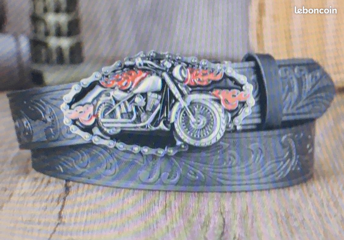 Boucle De Ceinture Interchangeable Acier Inoxydable – Aigle Américain Biker – 38 Mm