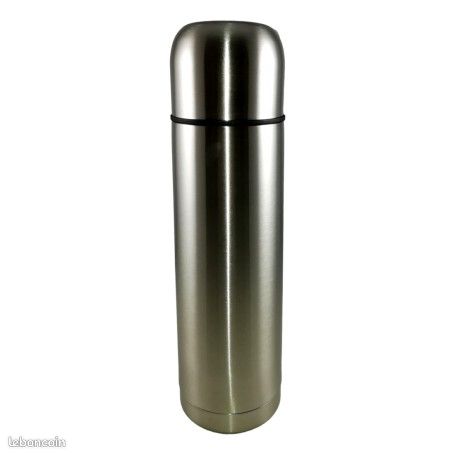 TC Bottle Bouteille Isotherme, 0,75 L, En Acier Inoxydable, Entièrement étanche, Pour L'école, Le Bureau, Gris Pierre, 12 H Au Chaud/24 H Au Froid