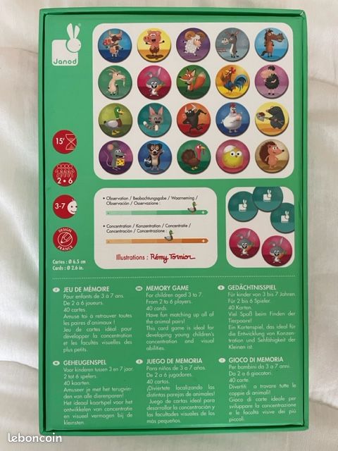 Jeu Memo Rigolooo (image 2)
