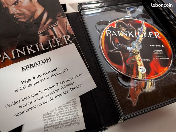 Jeu Painkiller PC CD-ROM - Version Boîte PAL FR, Très Bon état, Sorti En 2000, FPS Culte