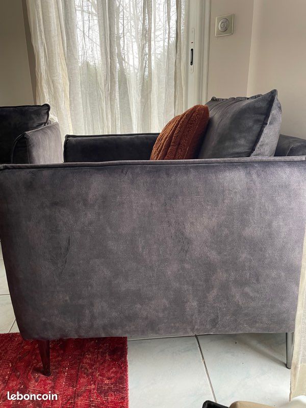 2 fauteuils gris (image 9)