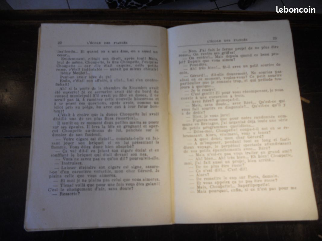 L'ÉCOLE DES FIANCÉES roman d'amour 1945 (image 3)