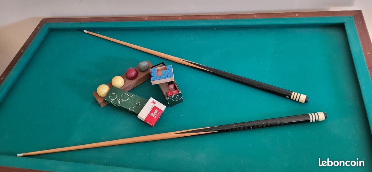 Billard français réversible en table (image 1)