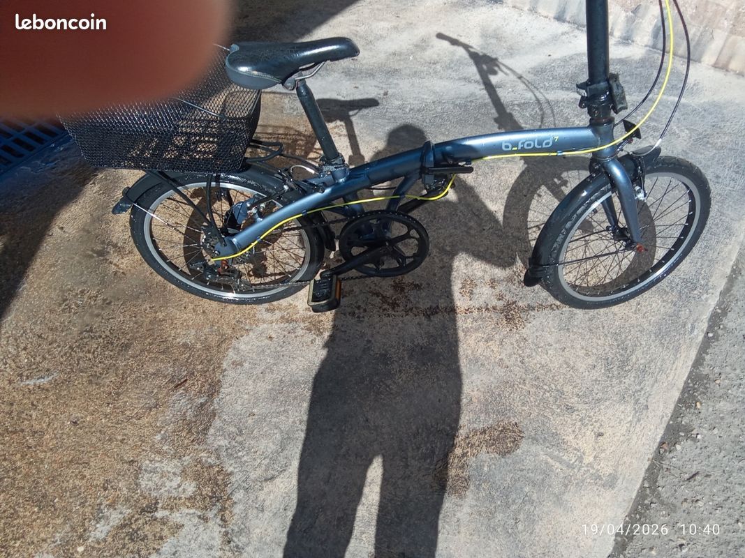 Vélo pliable avec panier (image 3)