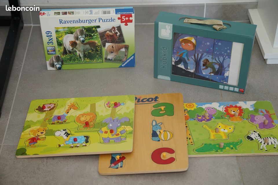 Lot Puzzles jeu en bois (image 2)