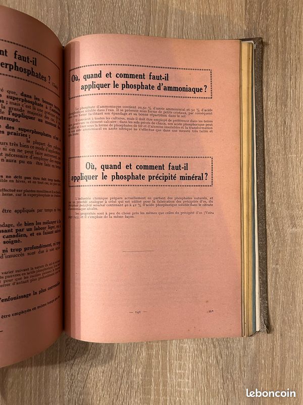 Livre ancien Pourquoi, où, quand et comment employer les engrais (image 3)