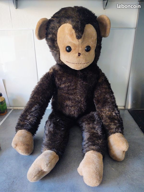 Grande peluche Singe Vintage (image 1)