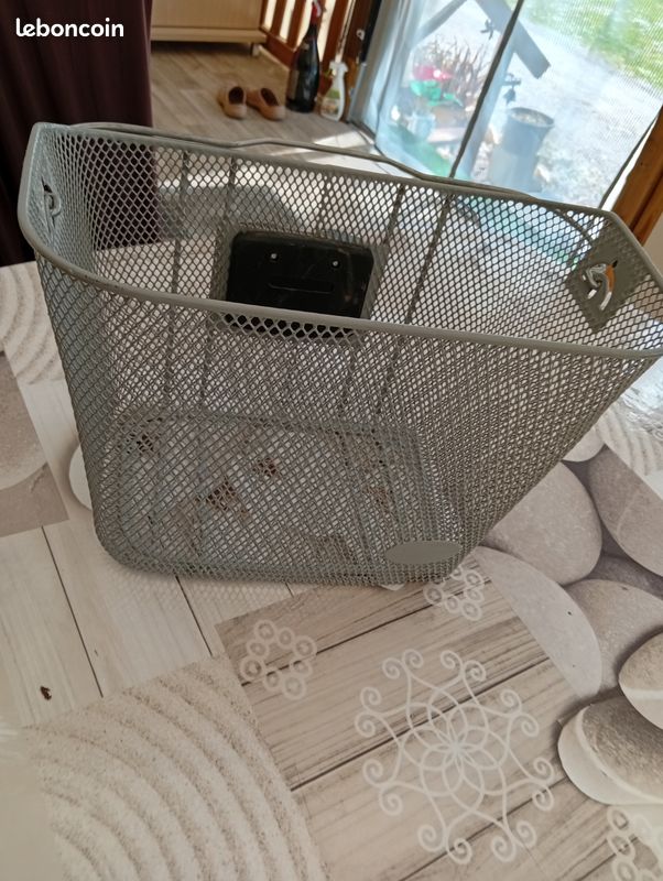 Panier Vélo Guidon BELL Tote 510 – Gris – Métal – Neuf
