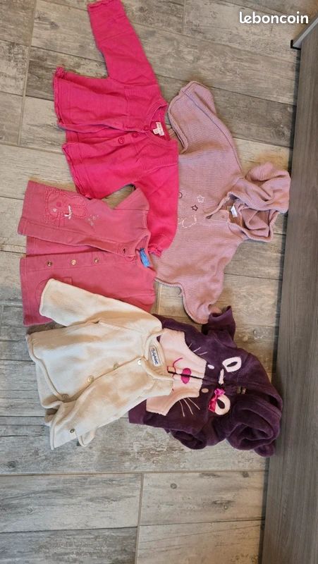 Carton 100 pièces vêtements fille 3 mois été (image 11)