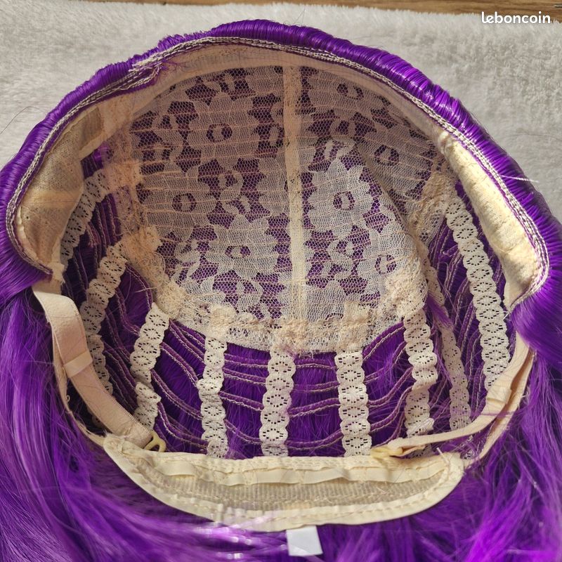 Perruques De Cosplay Violet Ondulé Cheveux Synthétiques Court Perruques Fees Perruques Pour La Fête De 2026 ? $19.99