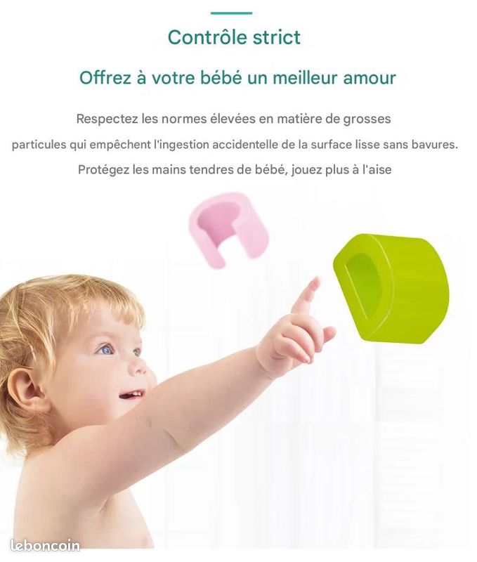 Boîte d'association cognitive de couleur graphique, jouet pour nourrissons et tout-petits, Bloc de construction (image 9)