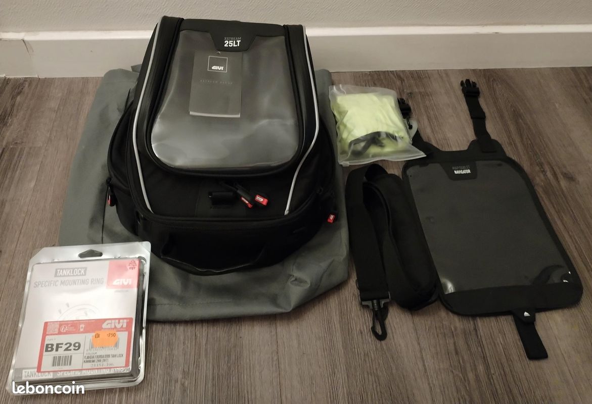 Sacoche réservoir GIVI 25L XS306Y + Bride [GIVI] BF29 (image 1)