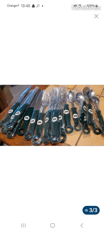 Couverts de table coloris vert (image 2)