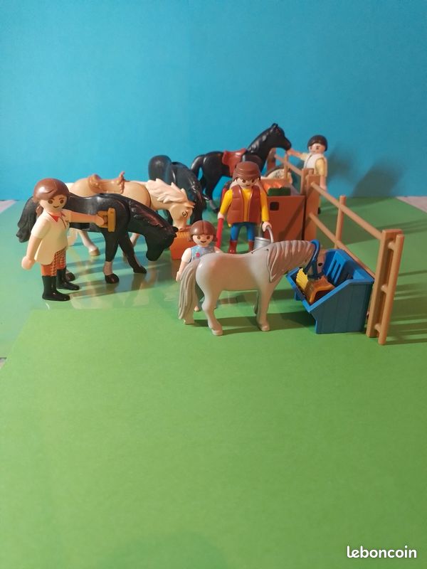🐴 Lot Playmobil poulains équitation (image 2)