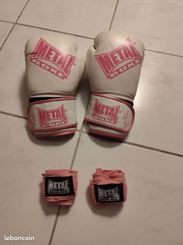 Gants de boxe + bandes (image 1)