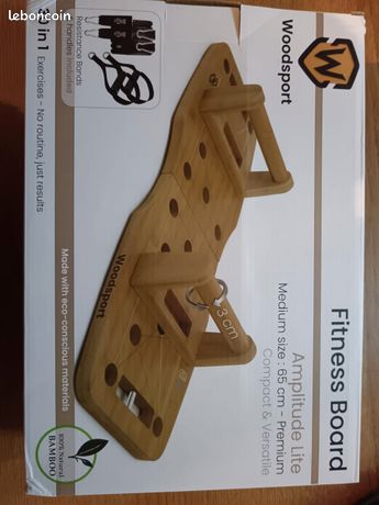 Amplitude – Push Up Board Premium En Bambou – Planche A Pompe