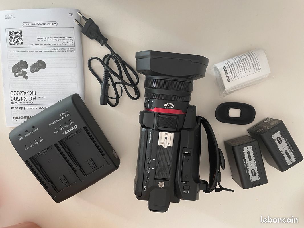 Panasonic HC-X1500 Caméra vidéo 4K Professionnel (image 1)