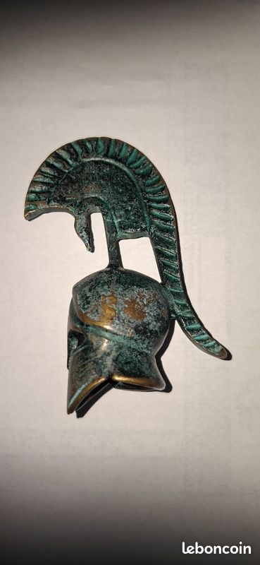 Casque miniature bronze grec (image 2)