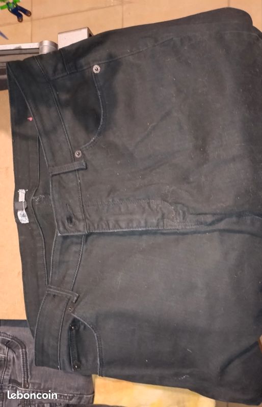 Pantalon noir femme Kwoman – Taille 44 – coupe jean (image 2)