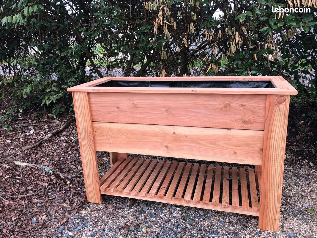 Jardinière / pot / bac à fleurs en bois (image 11)