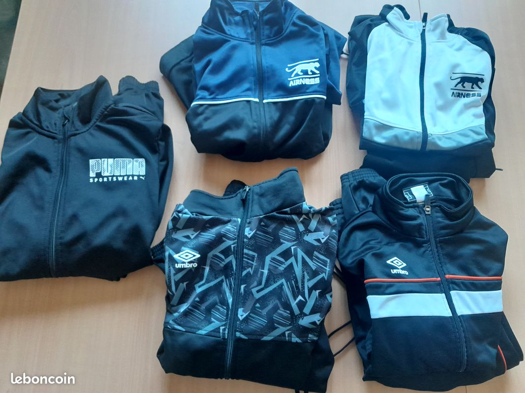 Vêtement - Lot de 5 survêtements - 11/12 ans (image 1)