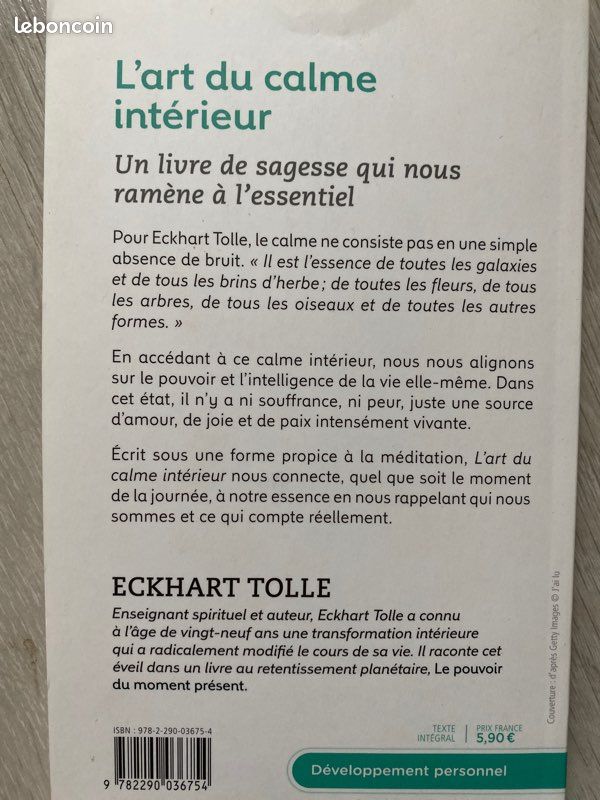 Eckhart Tolle L’art du calme intérieur (image 2)