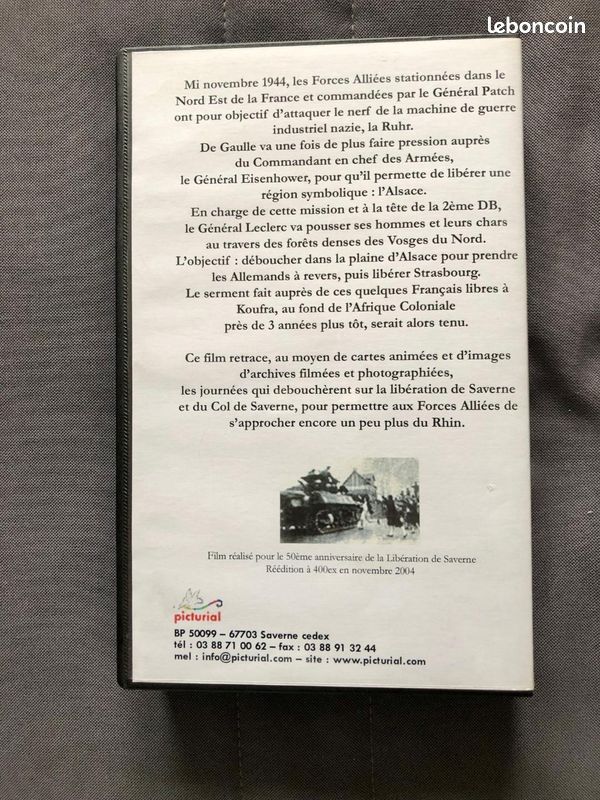 La Percée des Vosges VHS - Christian Klein (image 2)