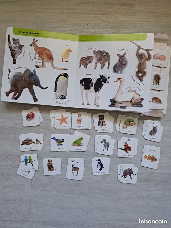 Mémory animaux en espagnol (image 2)