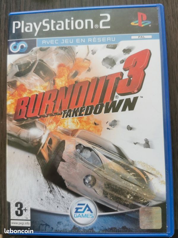 Jeu voiture ps2 burnout3 (image 1)