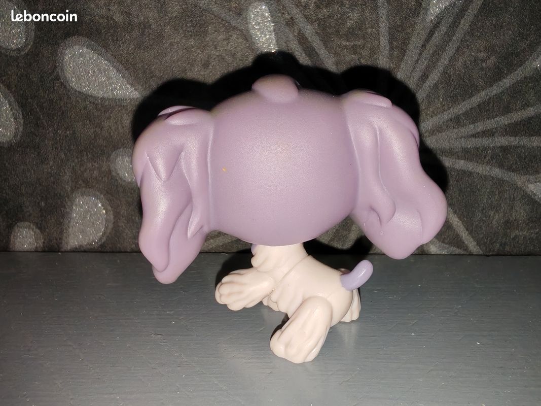 Littlest Petshop Lps #672 Authentic Cocker Spaniel Violet - Collection