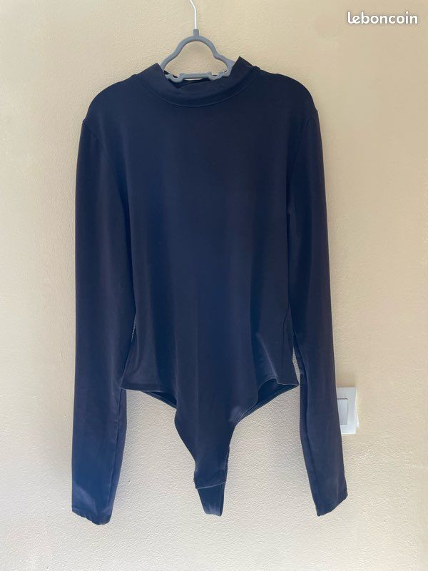 Body noir col montant (image 1)